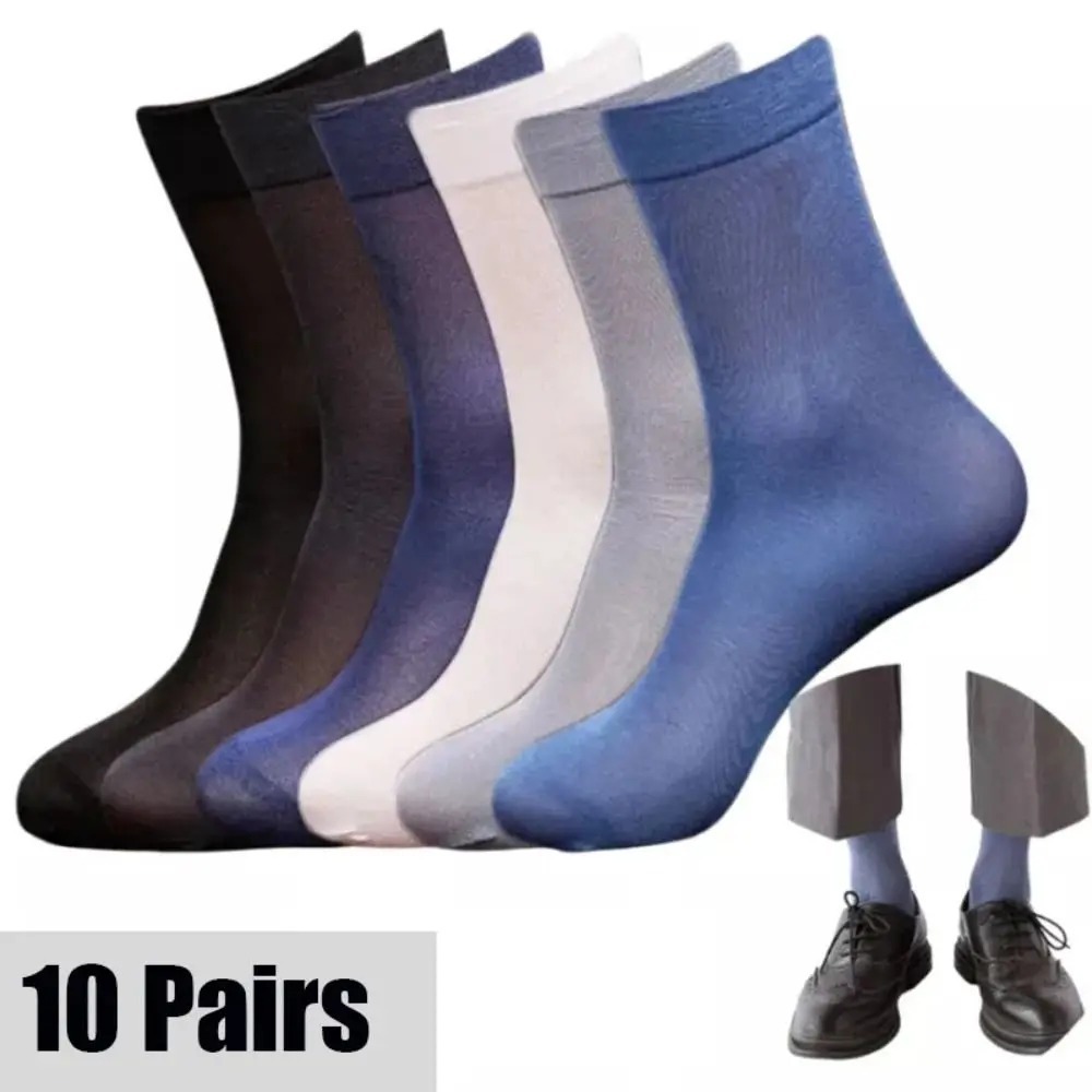 10 pares de meias masculinas c - Silk Sock Bamboo avaliação e preço