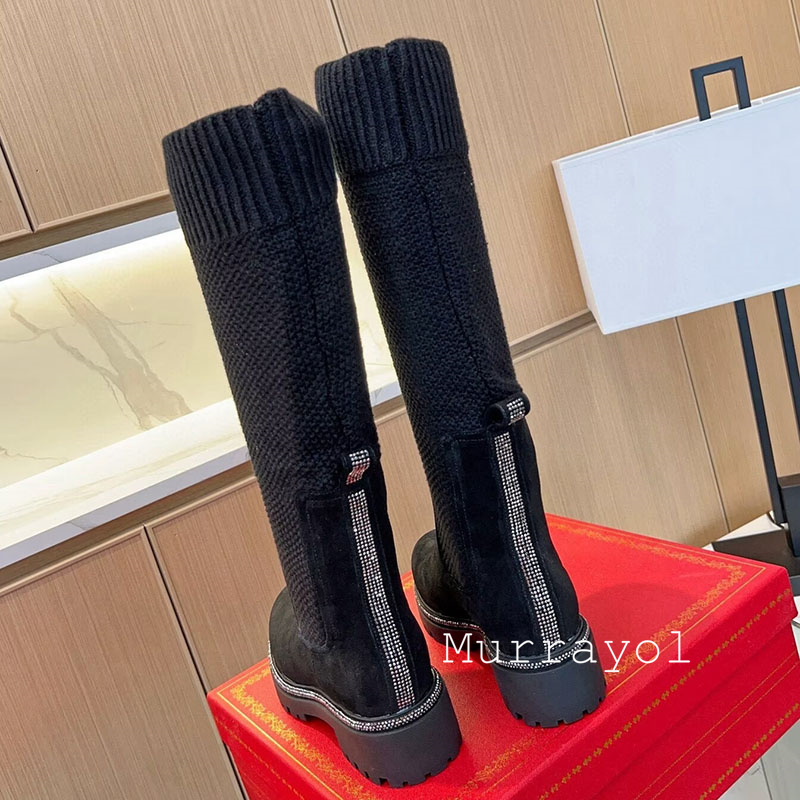 Joelho botas altas outono inve - Knee High Sock Women avaliação e preço
